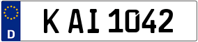 Truck License Plate